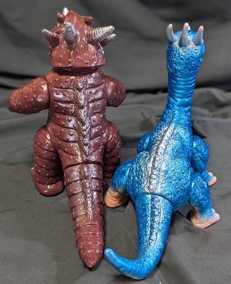 ゼロン＆ミドロン（マスダヤ）「スペクトルマン」登場怪獣ソフビ