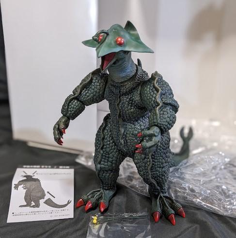 宇宙大怪獣ギララ（エクスプラス）箱付ソフビフィギュア : 恐竜怪獣大