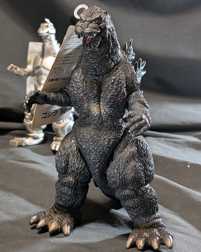 平成VSゴジラ＆メカゴジラ（バンダイ）タグ付ソフビフィギュア2体