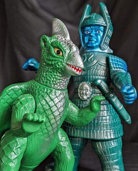 ガッパ＆大魔神（日東復刻・マルサン）日活・大映怪獣ソフビフィギュア