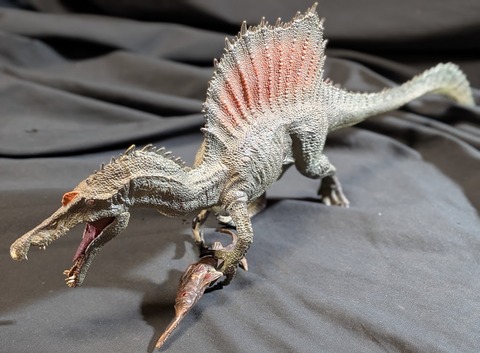 スピノサウルス（PNSO）PVCフィギュア 古代魚付 : 恐竜怪獣大進撃