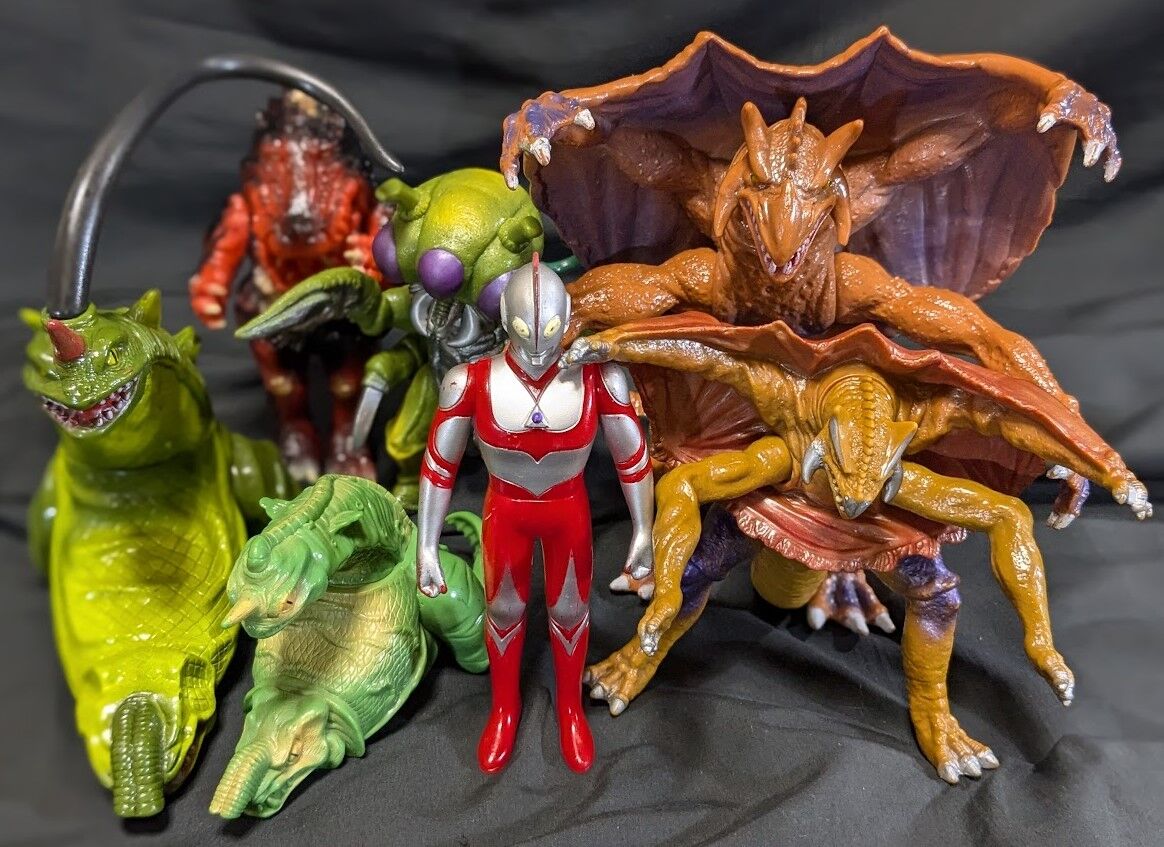 ウルトラマングレート＆登場怪獣・宇宙人（バンダイ）ソフビフィギュア