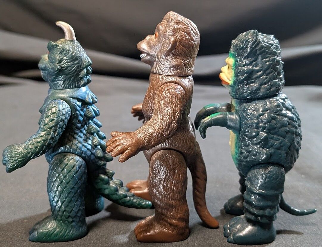 ガラモン・ゴメス他「ウルトラQ」登場怪獣（ブルマァク魂）ミニソフビ