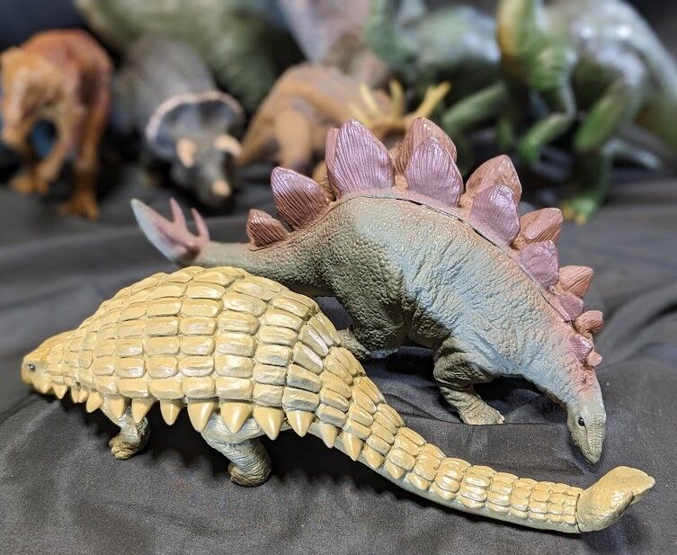 昭和レトロ恐竜（ツクダホビー）ソフビフィギュア10体セット : 恐竜