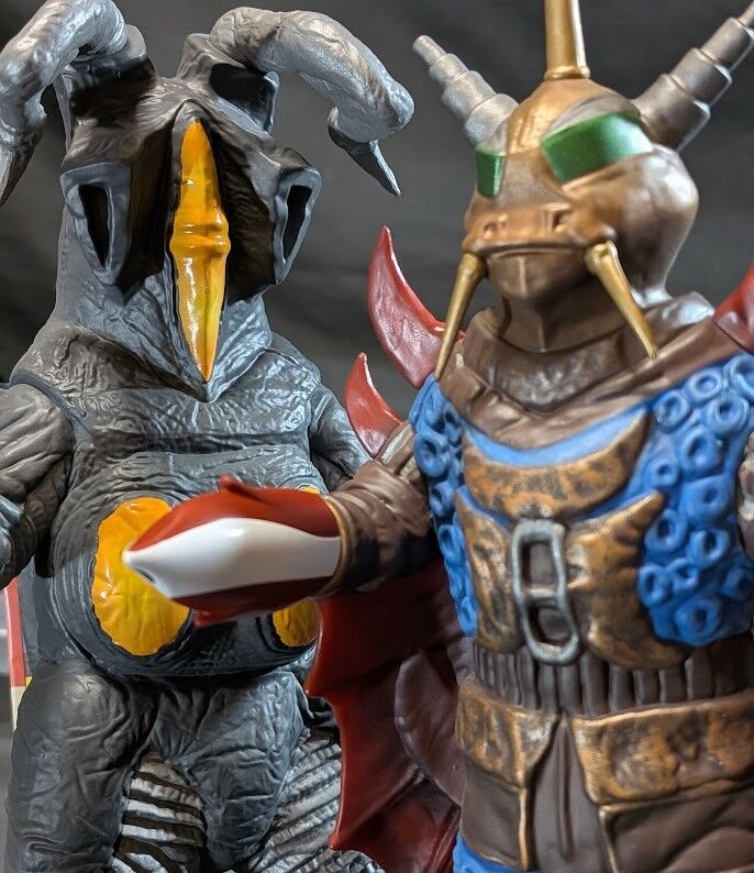 バット星人＆ゼットン2代目（エクスプラス）ウルトラ怪獣5000ソフビ2