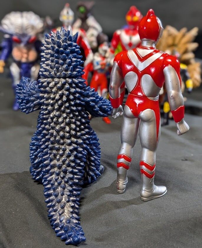 グリッドマン・ウルトラマン80・ゼアス他＆怪獣（バンダイ）ソフビ10体