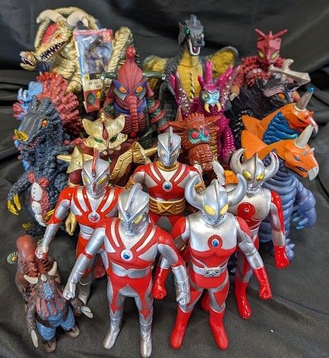 ☆ウルトラマン フィギュア 17体 ☆怪獣7体 ウルトラ怪獣ソフビ