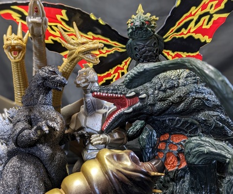 バンダイ 平成vsシリーズ「ゴジラvsキングギドラ」ソフビ