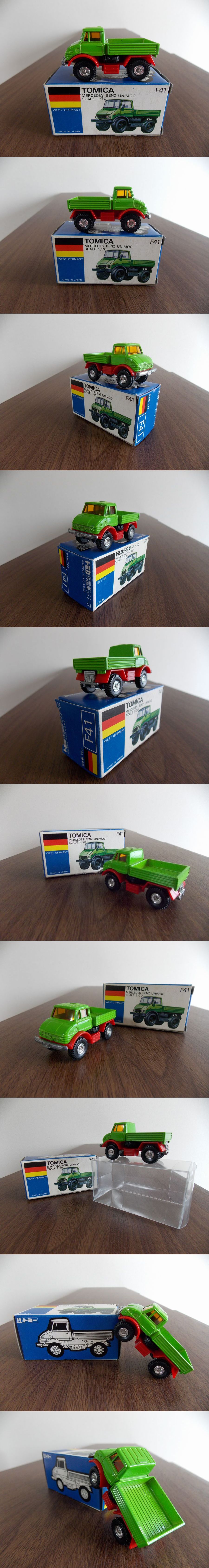 ＊449 トミカ　外国車シリーズ　メルセデスベンツ・ウニモグ　未使用に近い！　日本製　T27　SCALE　1/70　透明ケース付