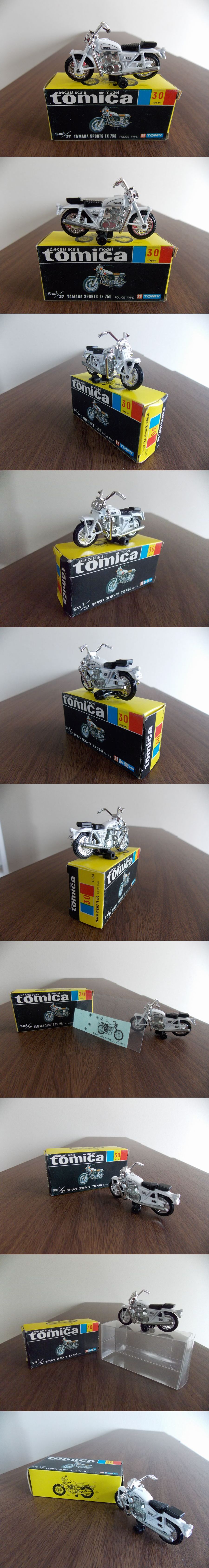 ＊488 30 トミカ　黒箱ジャパン物　ヤマハ　スポーツTX 750　未使用に近い！　シール付き　SCALE　1/37　透明ケース付き