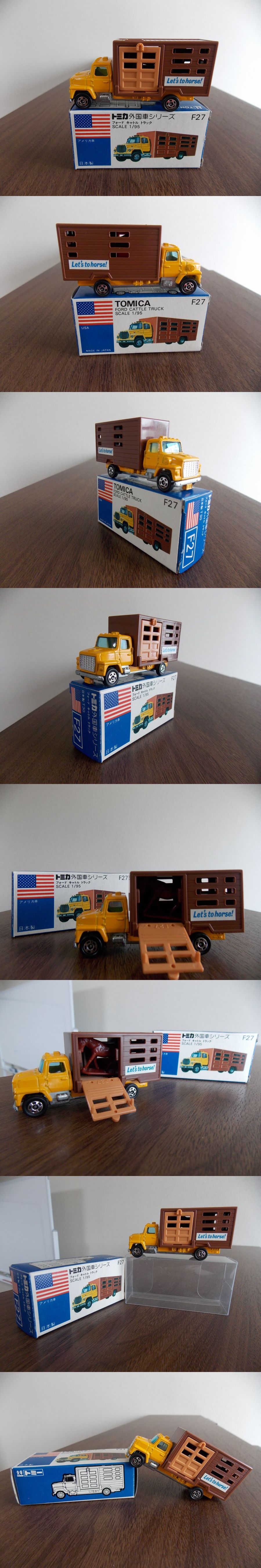 ＊448 　トミカ　外国車シリーズ　フォード　キャトルトラック　新品同様　未使用に近い　サイドドアー開閉　透明ケース付き