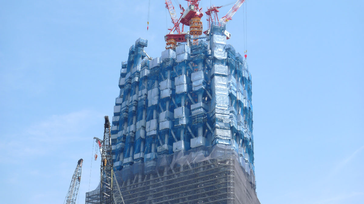 東京スカイツリー建設風景 0900 大東印刷日記 東京スカイツリー建設風景 0900 大東印刷日記