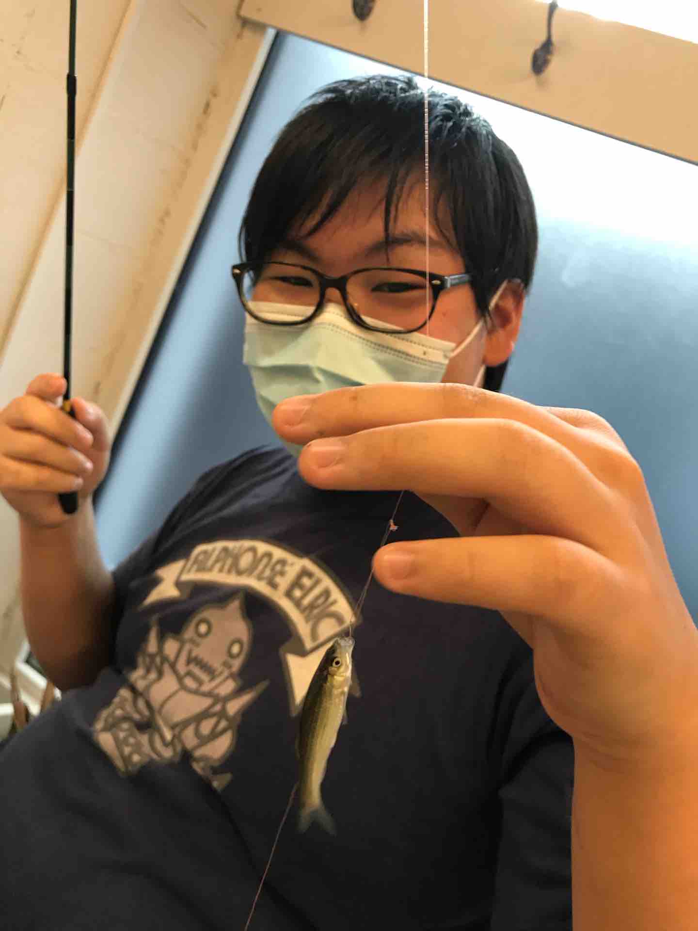 初 釣り堀カフェcatch And Eat吉祥寺にて まさかのゆうへい君に大敗 今週のみや