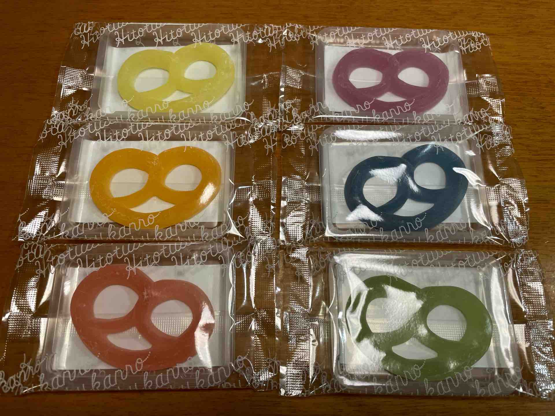 東京駅構内グランスタ「ヒトツブカンロ」にて グミッツェル6個BOX