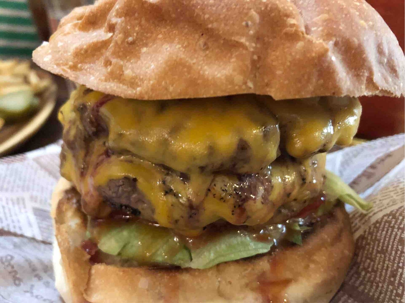 Russet Burbank Cheese Burger RBB ハンバーガー