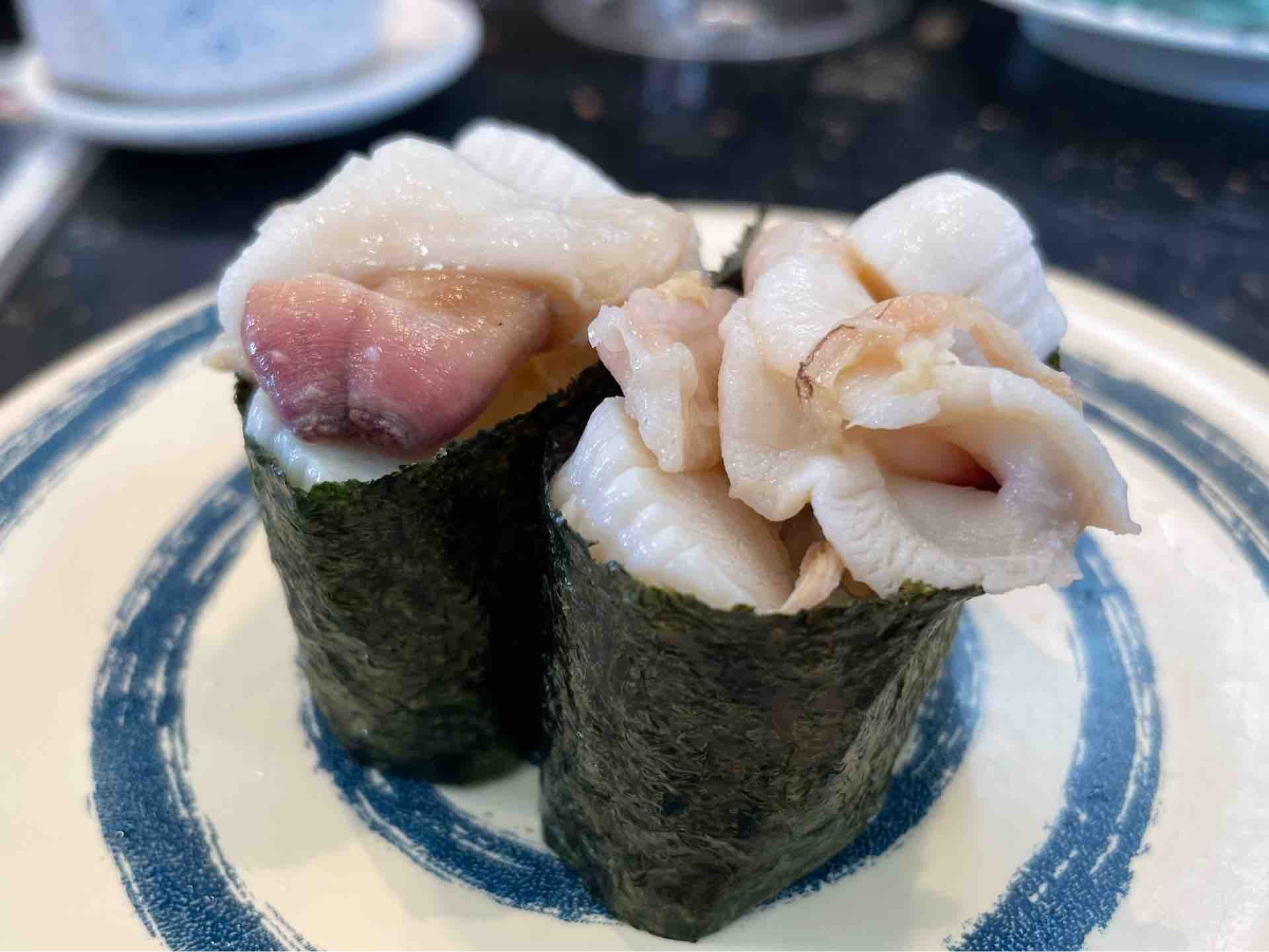 スーパー回転寿司 やまと つくば店 にて 活貝三貫 ほっき貝ひも軍艦 地魚三貫など Dales Mivisのラーメン 一人飲みなど