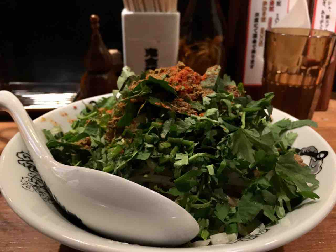 カラシビつけ麺 鬼金棒 にてカラシビまぜそば パクチー Dales Mivisのラーメン 一人飲みなど カラシビつけ麺 鬼金棒 にてカラシビまぜそば パクチー Dales Mivisのラーメン 一人飲みなど