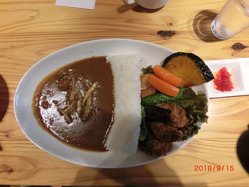 野洲川ダムカレー