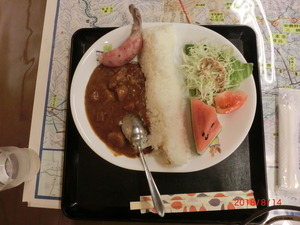 高瀬ダムカレー