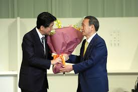 安倍総理花束2