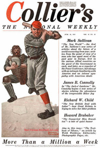 The Baseball Player by Norman Rockwell, Collier's June 28, 1919.