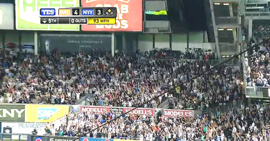 2013年8月30日イチロー逆転2ラン時のライトスタンド