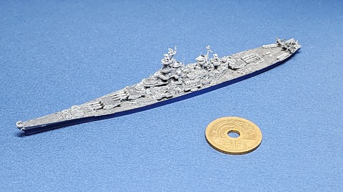 1/2000 戦艦ミズーリ（1945年時） : DAMEYA＠1/144
