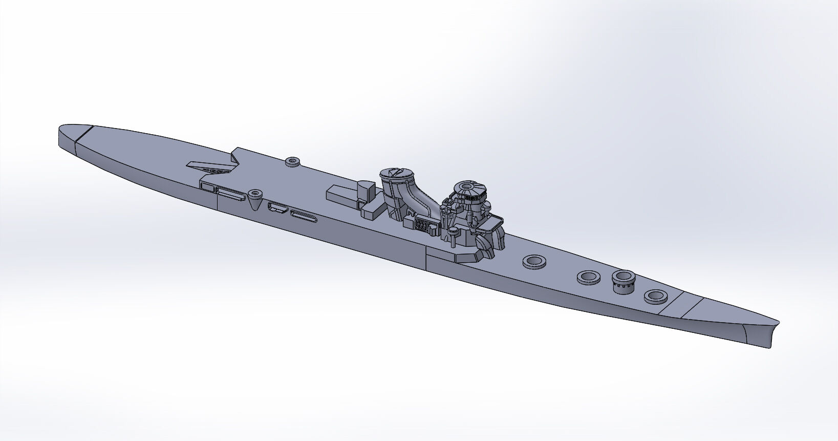 1/200 重巡洋艦 利根 木製ハンドメイド 【公式通販】