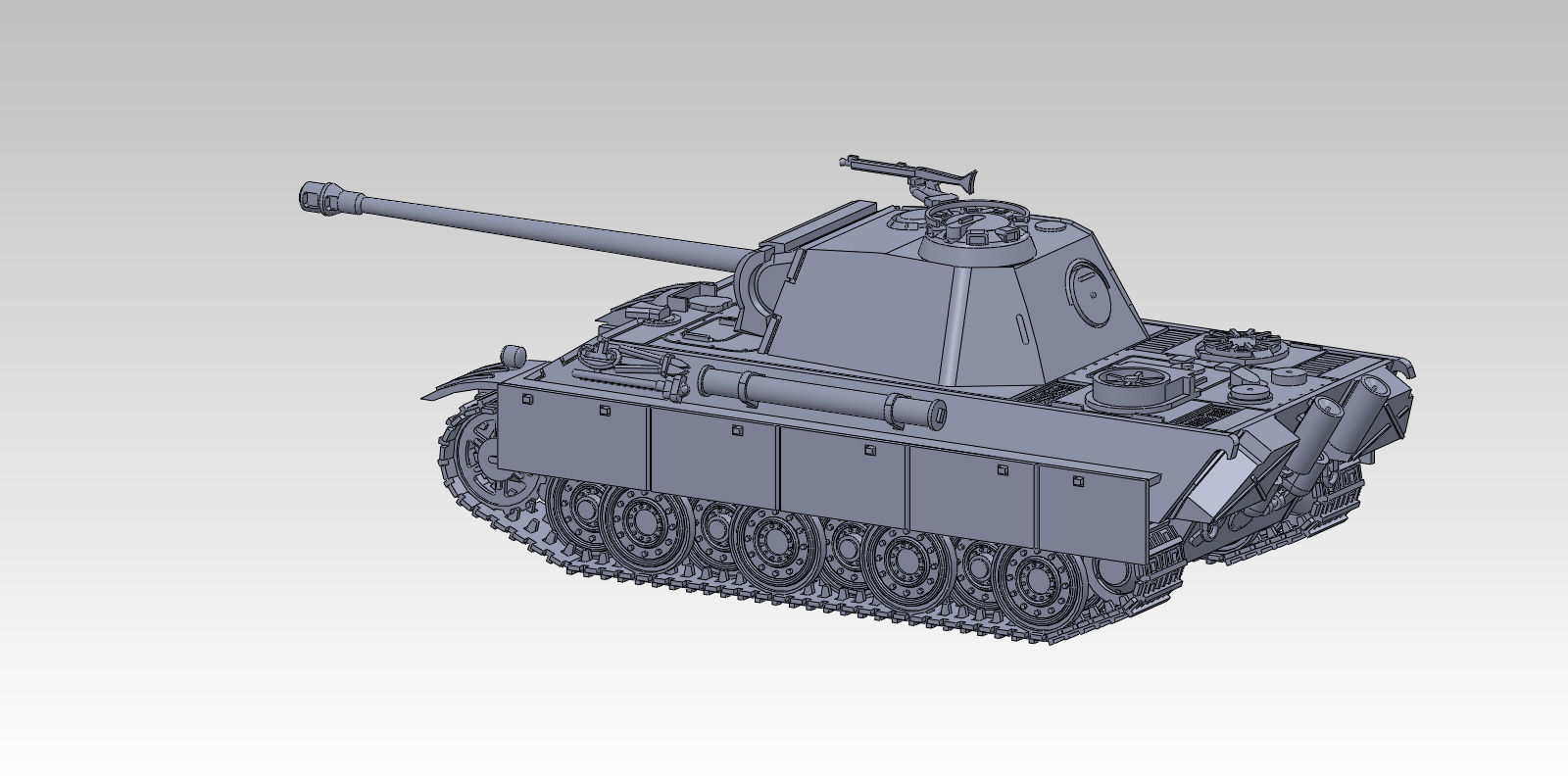 1/144 V号戦車パンターG型(鋼製転輪)原型製作記(その4) : DAMEYA