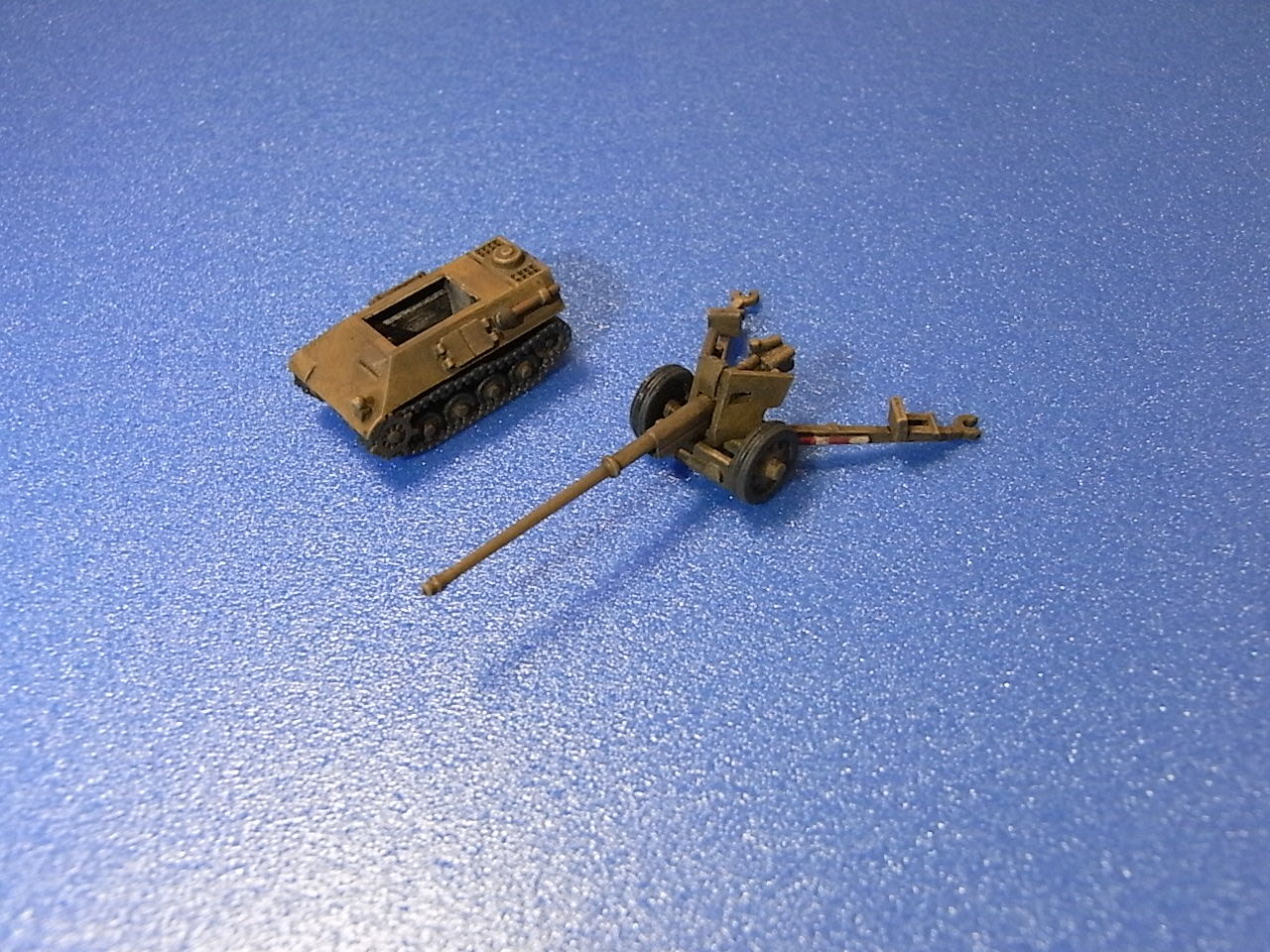 88mm対戦車砲 Pak43/41 &装甲トラクター : DAMEYA＠1/144