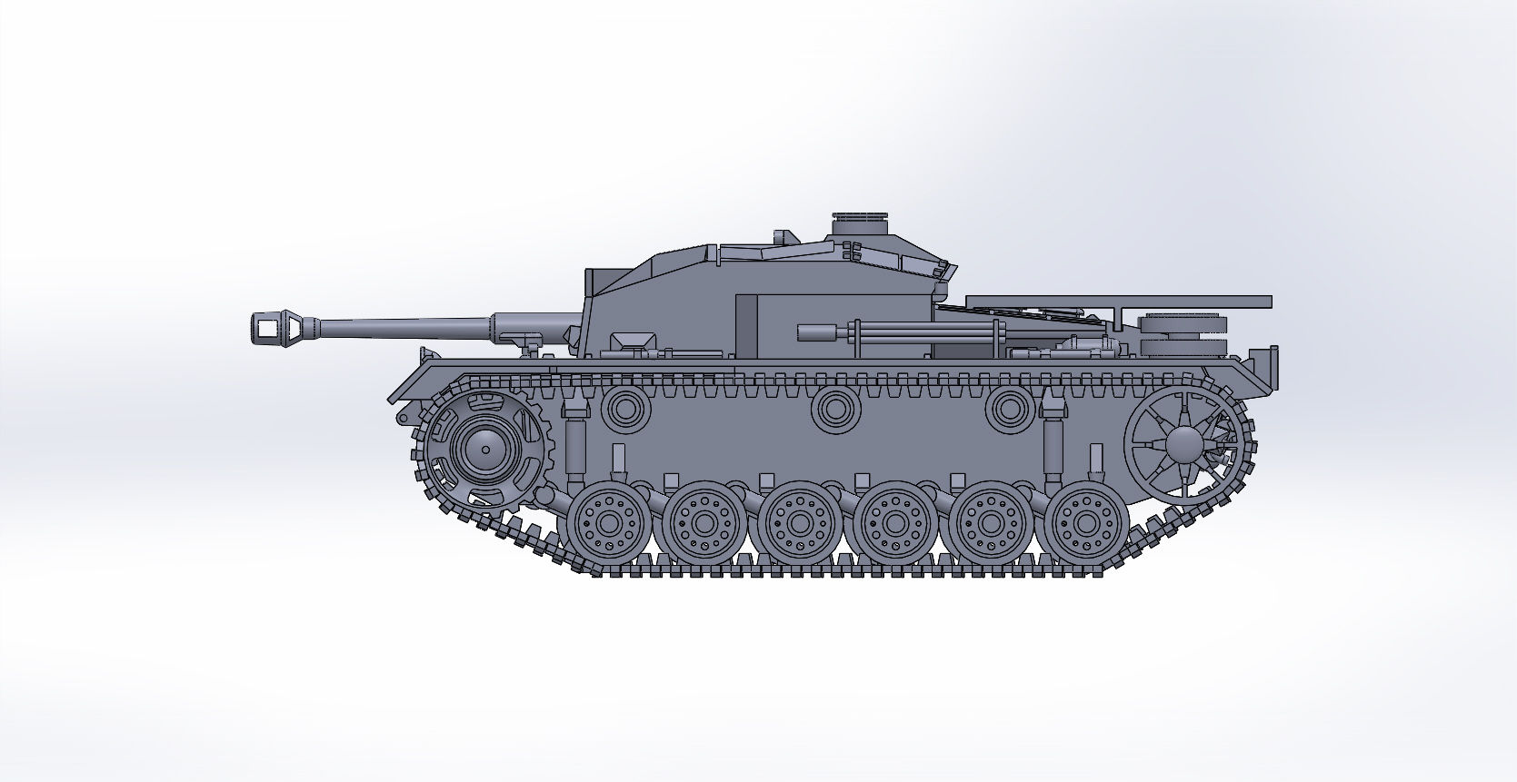 1/144 III号突撃砲F型 原型製作記 : DAMEYA＠1/144