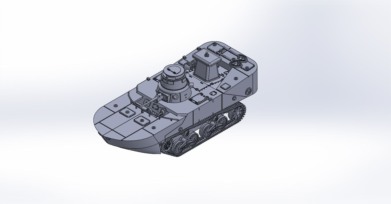 1/144 特二式内火艇カミ(後期型)リメイク版原型製作記 : DAMEYA 1/144 特二式内火艇カミ(後期型)リメイク版原型製作記 : DAMEYA