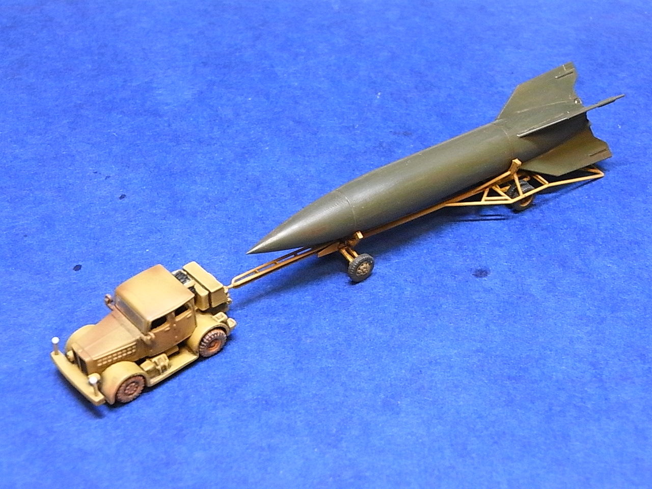 V-2（A-4）ロケット（トランスポーター付）（夕凪原型製作記92 
