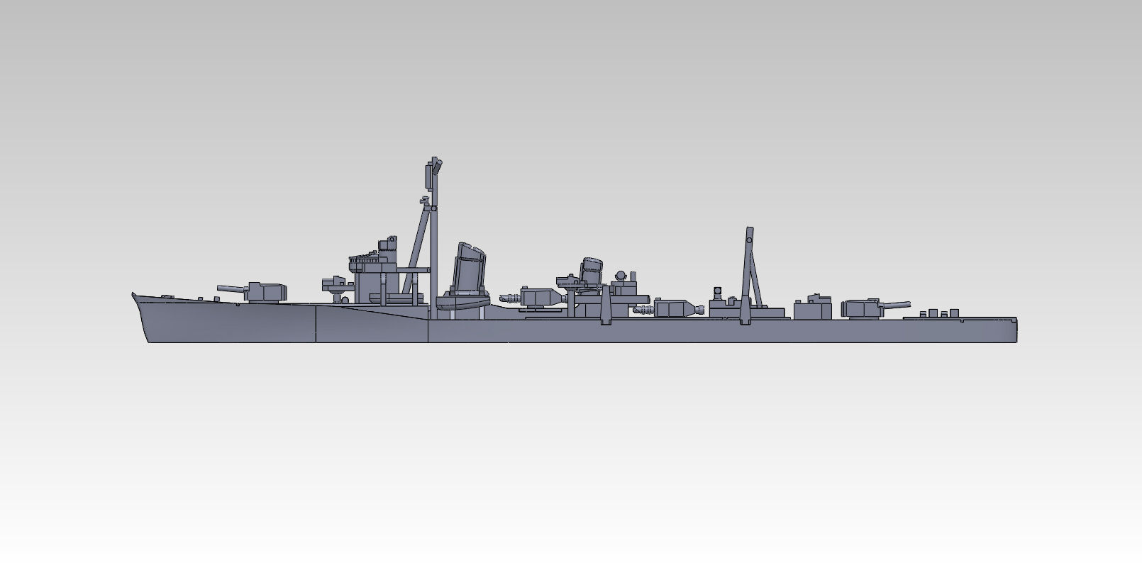 1 2000 白露型駆逐艦 原型製作記 その8 Dameya 1 144