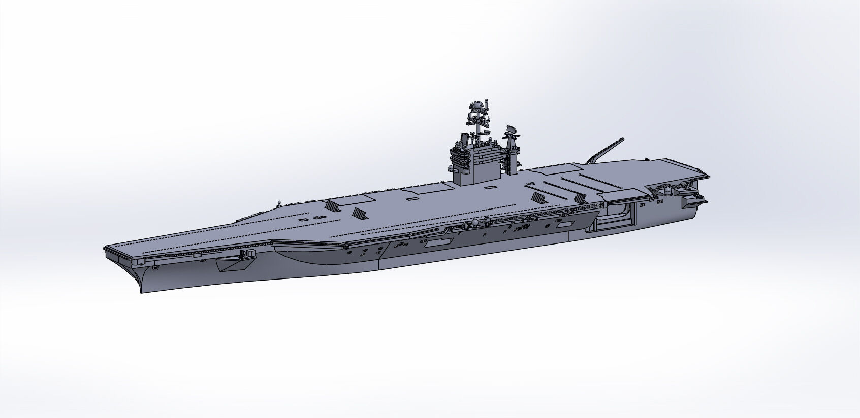 ニミッツ級原子力空母「ニミッツ」（1/2000スケール ） 1/2000 ニミッツ級航空母艦、原型製作記⑤ : DAMEYA＠1/144