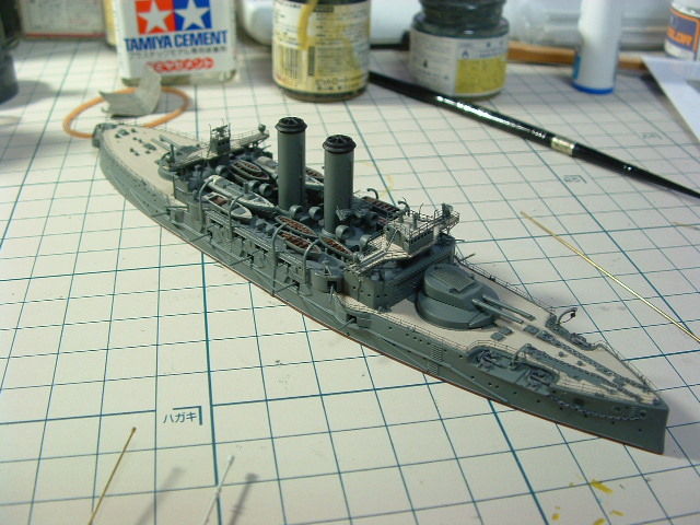 1/700 戦艦 三笠製作記 その7 : DAMEYA＠1/144