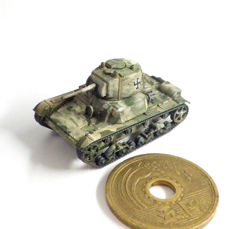 1 144 T 26軽戦車フィンランド軍鹵獲仕様 夕凪原型製作記299 Dameya 1 144