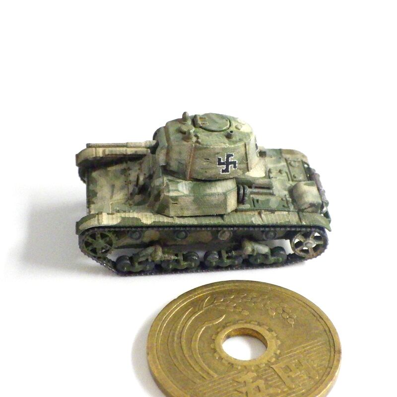 1 144 T 26軽戦車フィンランド軍鹵獲仕様 夕凪原型製作記299 Dameya 1 144