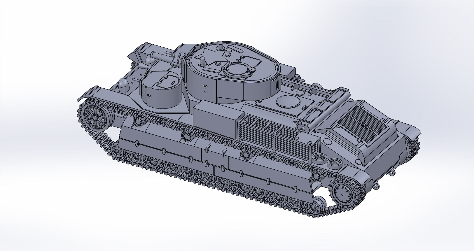 1/144 T-28中戦車、原型製作記（その4） : DAMEYA＠1/144