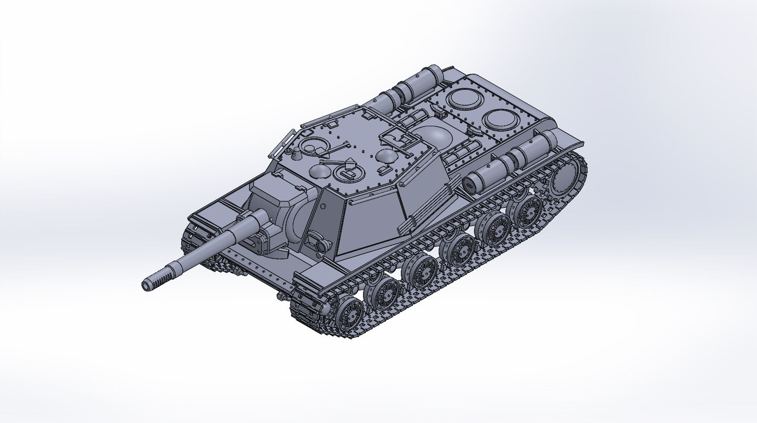 1/144 SU-152重自走砲 原型製作記(その4) : DAMEYA＠1/144