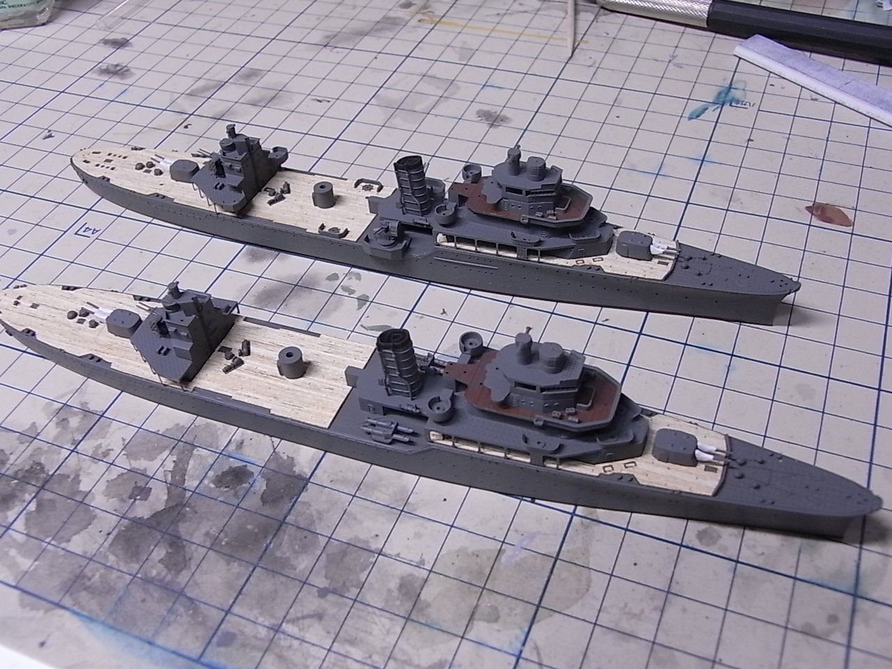 軽巡洋艦香取・鹿島製作記 その3 : DAMEYA@1/144 軽巡洋艦香取・鹿島製作記 その3 : DAMEYA@1/144