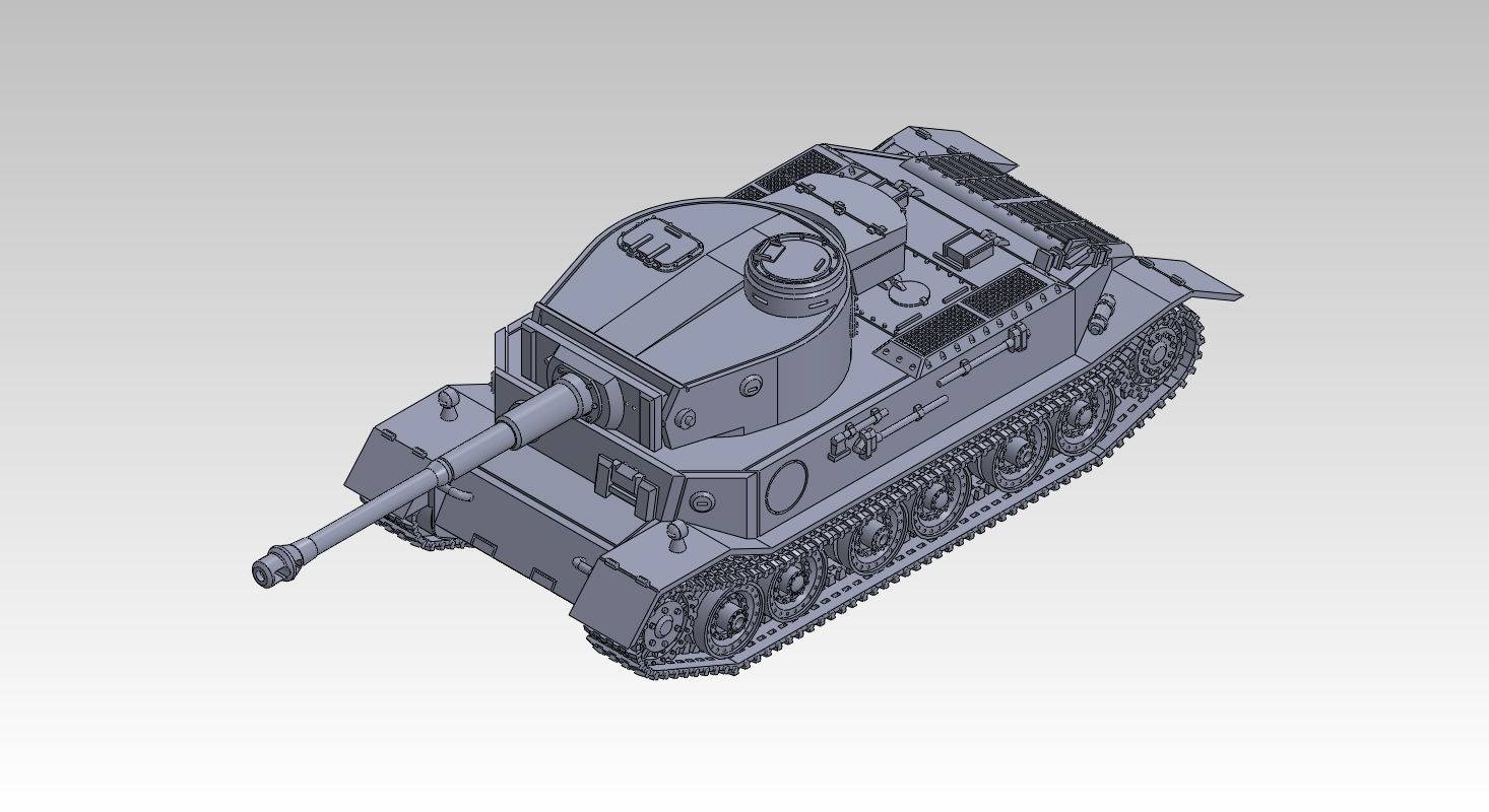 Vk4501 P ポルシェ ティーガー原型製作記 その10 Dameya 1 144