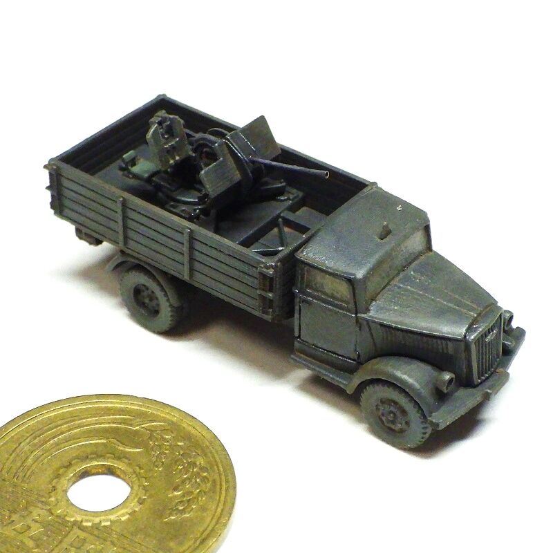brickmania製ww2ドイツ軍オペルブリッツトラックとアハトアハト対空砲 Opel Blitz - Lightweight Truck - Brickmania Toys