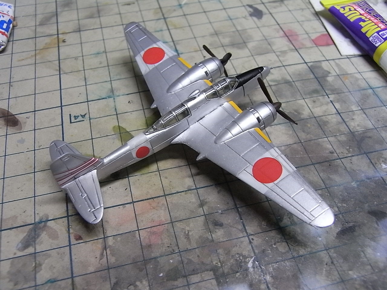 ANiGRAND製”決号作戦”本土防衛試作機セットVol.2組立中（その2