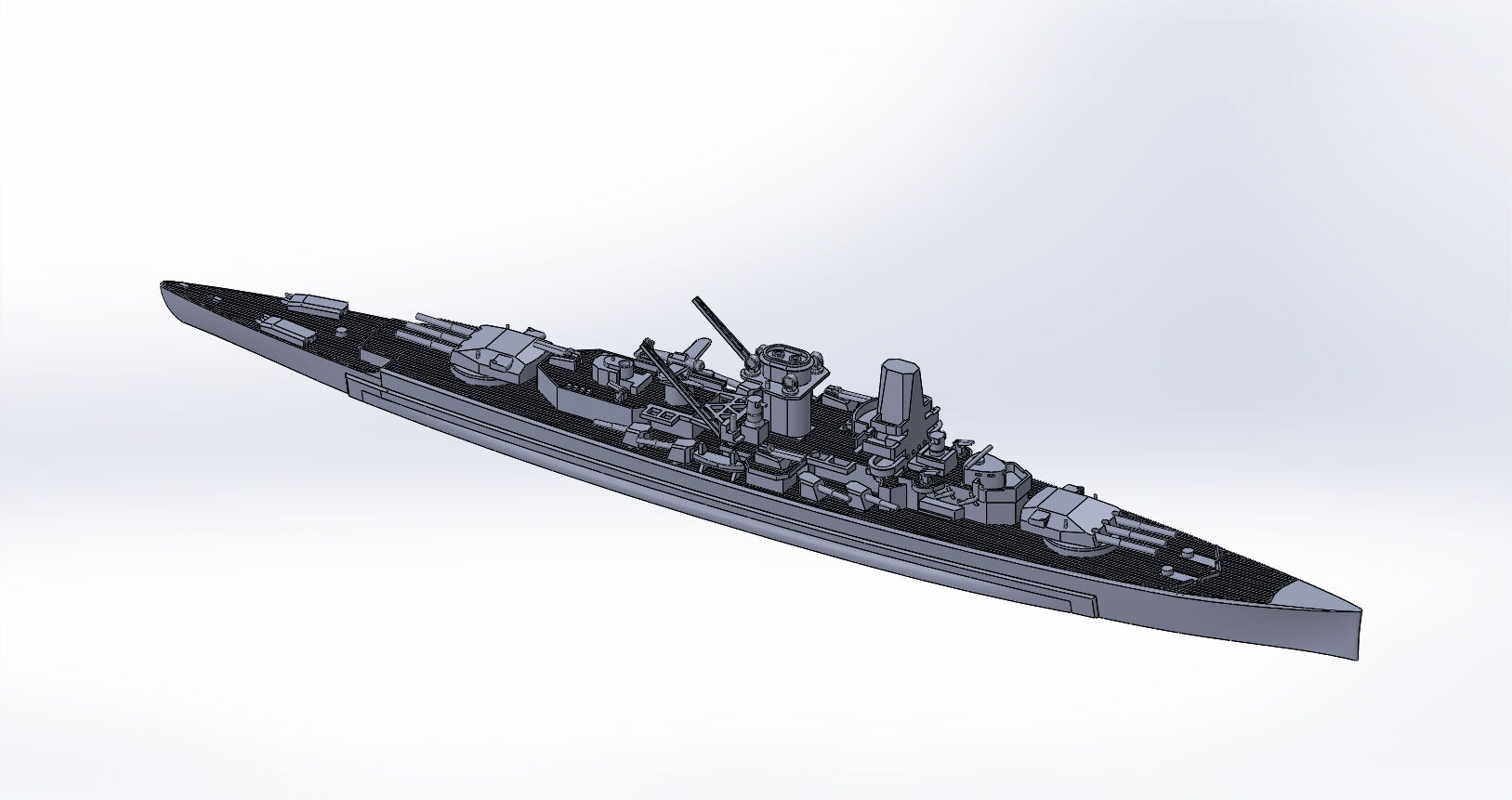 1 00 装甲艦アドミラル グラーフ シュペー原型製作記 その2 Dameya 1 144