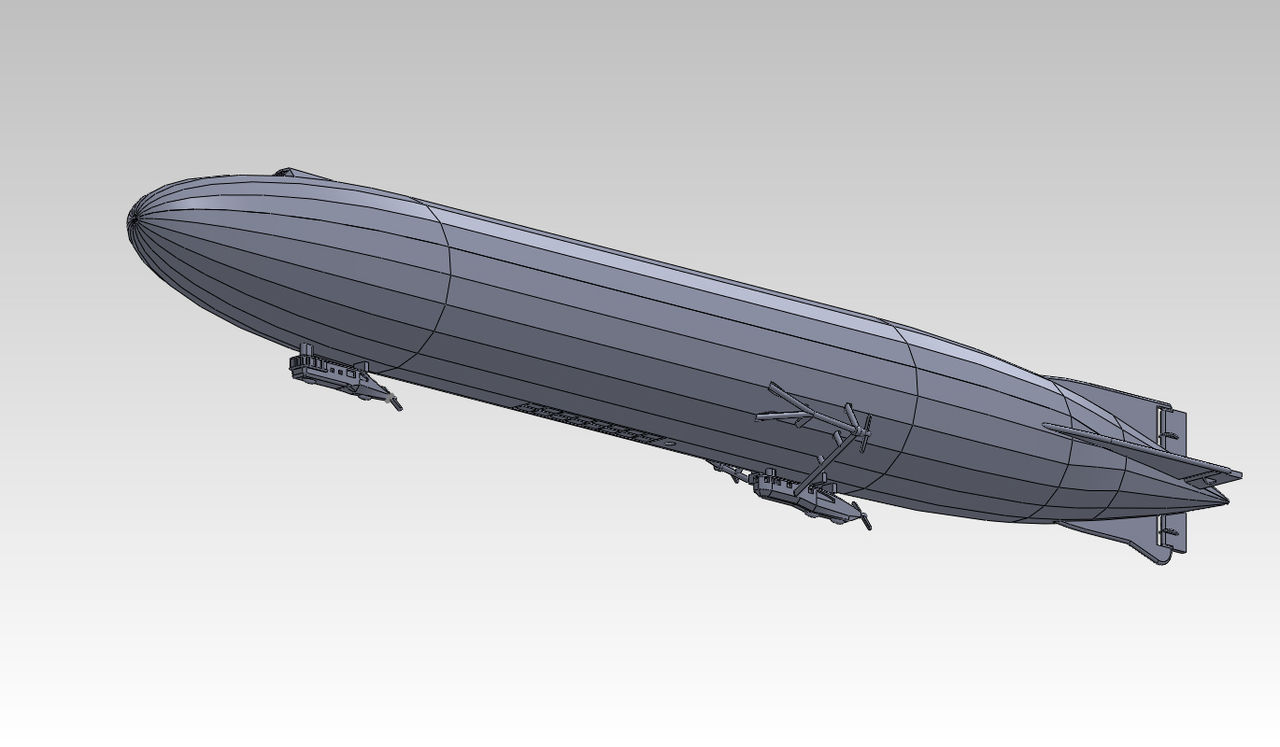 1 00 P級ツェッペリン飛行船原型製作記 その5 Dameya 1 144
