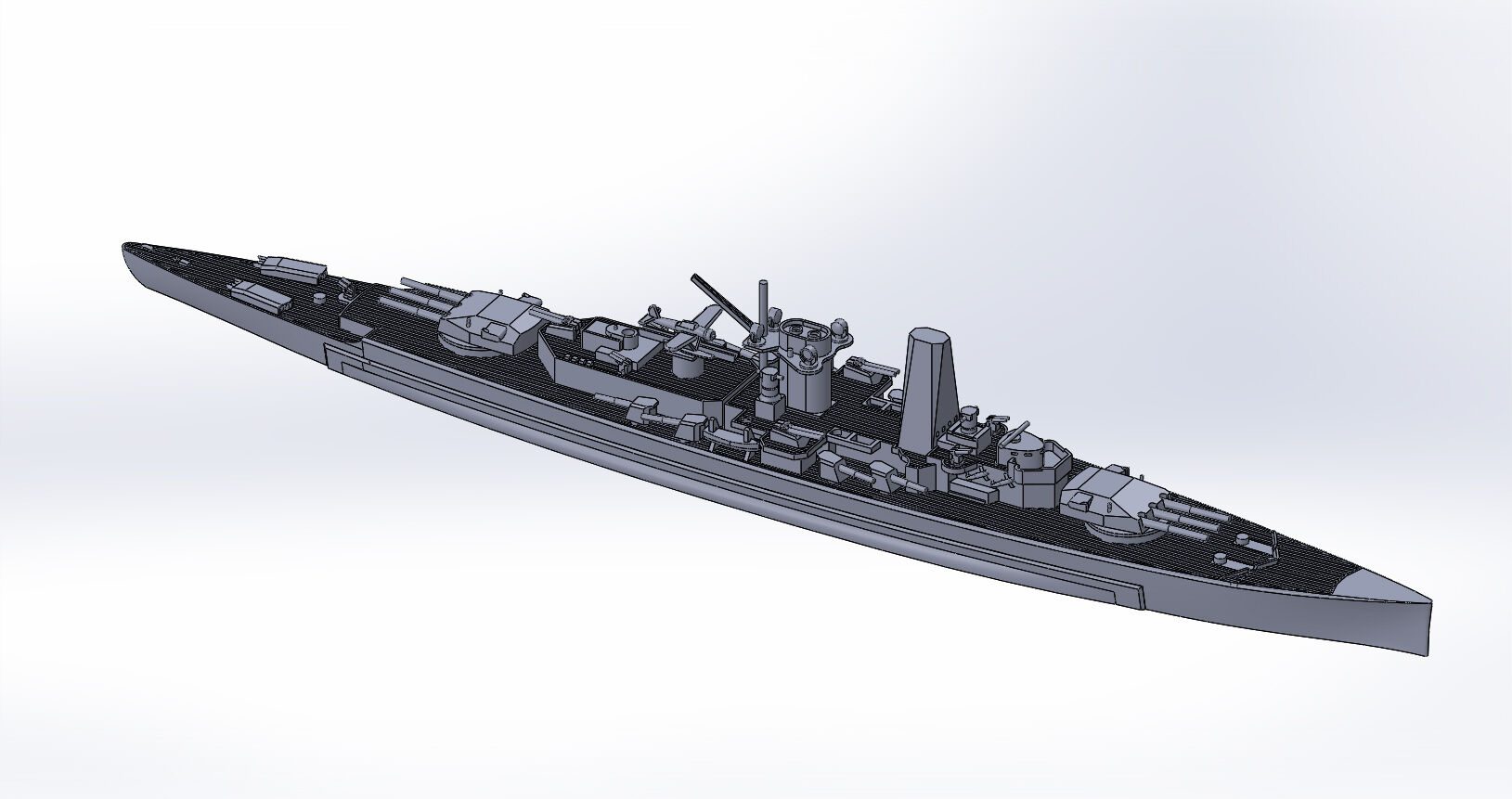 1 00 装甲艦アドミラル グラーフ シュペー原型製作記 その1 Dameya 1 144