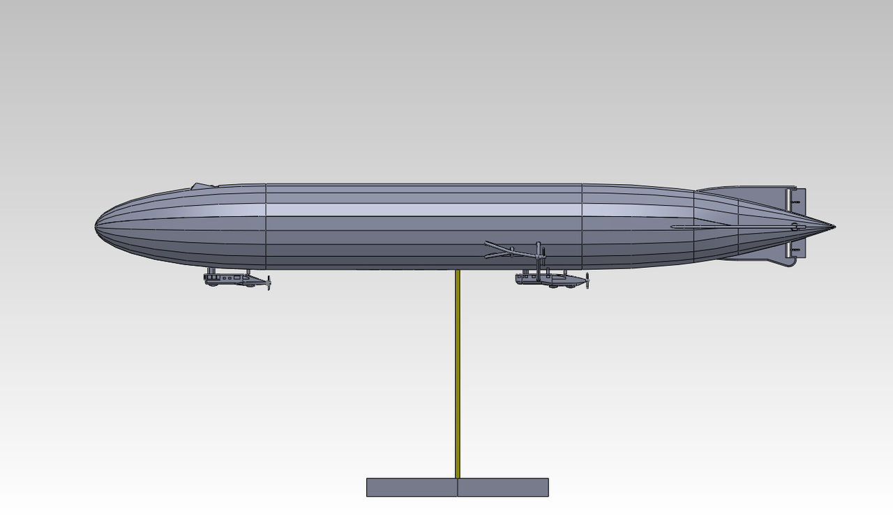 1 00 P級ツェッペリン飛行船原型製作記 その5 Dameya 1 144