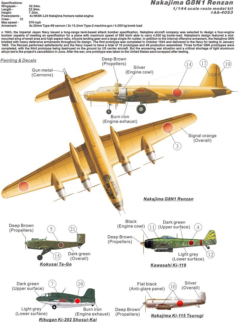 ANiGRAND製1/144航空機キット特別販売のお知らせ : DAMEYA＠1/144