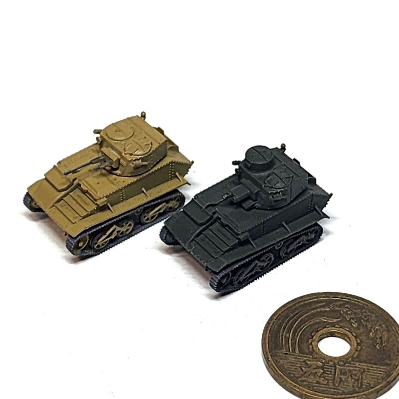 1/144 Mk.VI軽戦車、サンプル組み立て : DAMEYA＠1/144